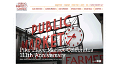 Desktop Screenshot of pikeplacemarket.org